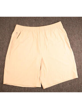CSG Active 9” Everyday Woven Shorts Mens Small Beige Stretch Athletic Gym NWT